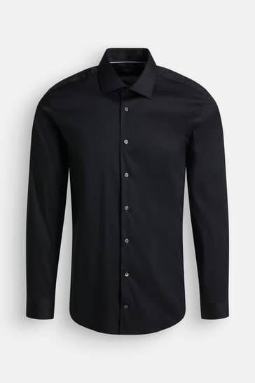 STRELLSON Casual-Hemd 'Santos' schwarz