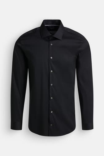 STRELLSON Casual-Hemd 'Santos' schwarz