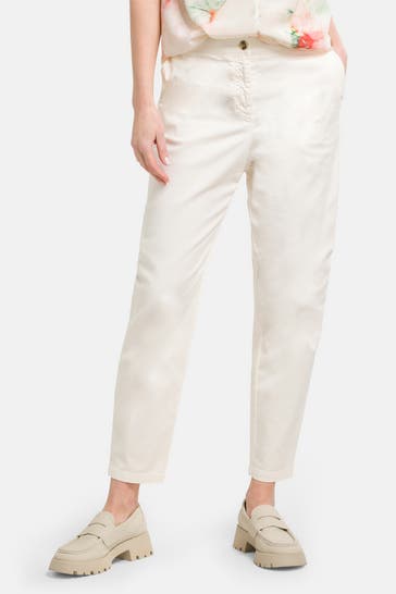 BOSS Stoffhose 'Tolinda' ecru