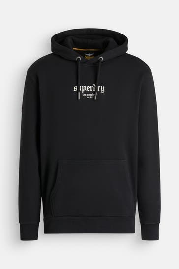 SUPERDRY Hoodie schwarz