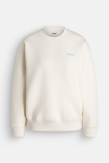 GUESS Ecru Sweat Shirt