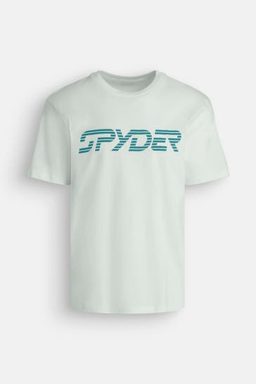 SPYDER T-Shirt 'Wordmarck' hellgrün
