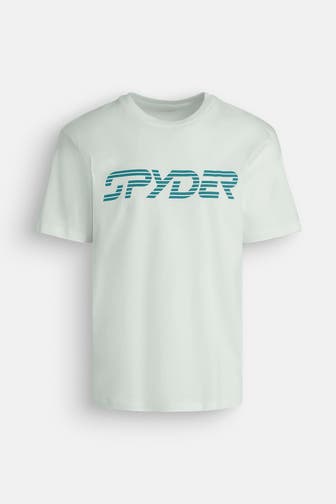 SPYDER T-Shirt 'Wordmarck' hellgrün