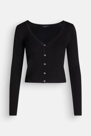 GUESS Strickjacke 'Lucille' schwarz