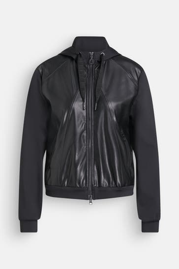 SPORTALM Lederimitatsjacke schwarz