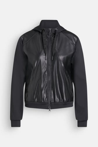 SPORTALM Lederimitatsjacke schwarz
