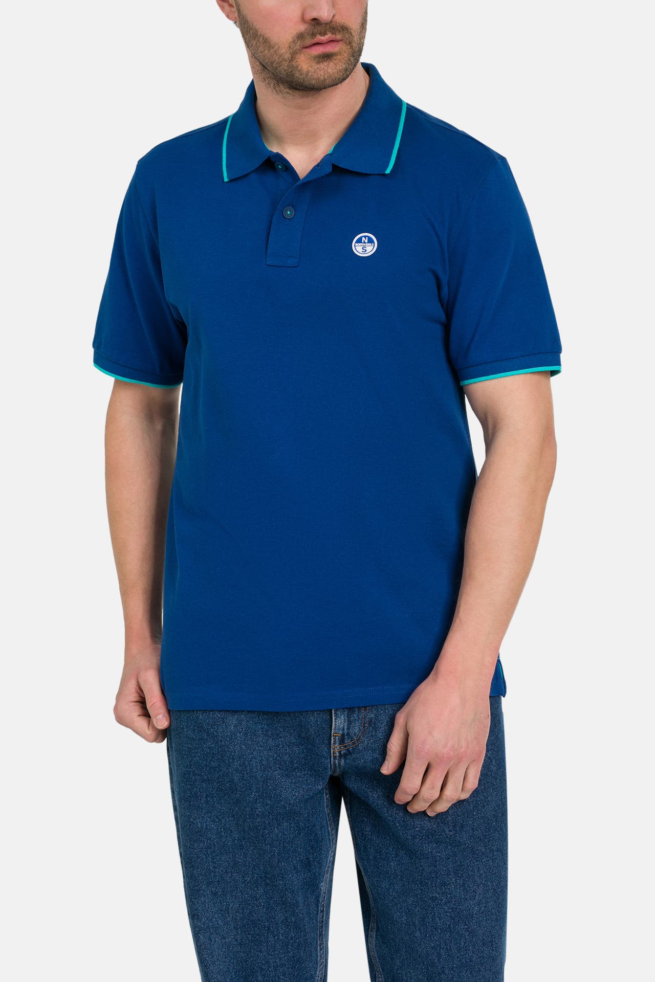NORTH SAILS Polo-Shirt azurblau, Bild 1
