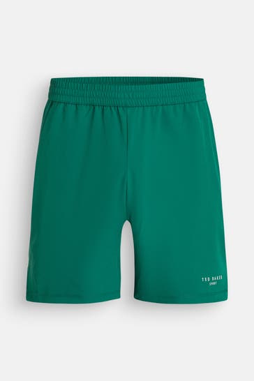 TED BAKER Shorts 'Patrick' dunkelgrün