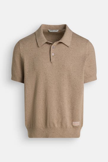SCOTCH & SODA Strick-Polo beige