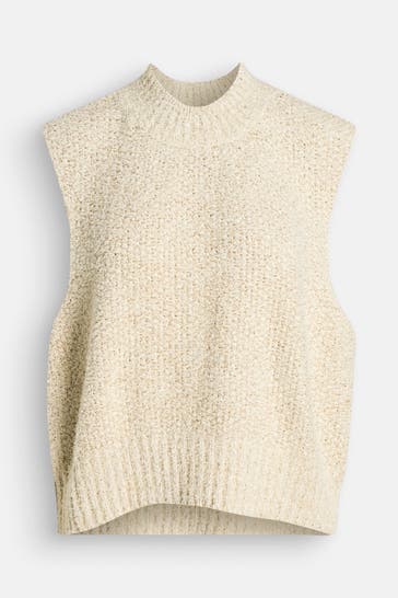 MAISON MARGIELA Leinenmix-Pullunder beige