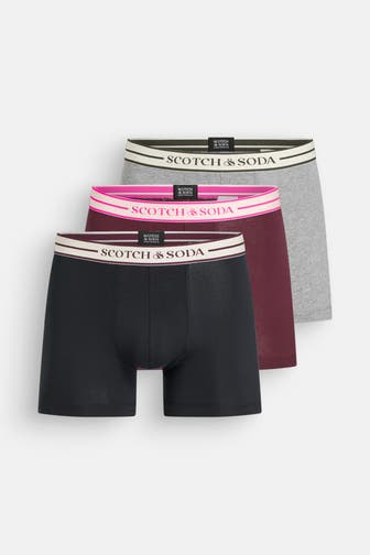 SCOTCH & SODA 3er-Pack Boxer Trunks