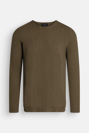 ROBERTO COLLINA Strickpullover braun