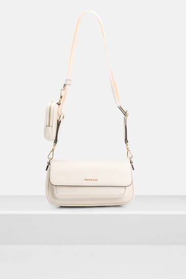 MICHAEL MICHAEL KORS Umhängetasche 'Jet Set Travel' creme