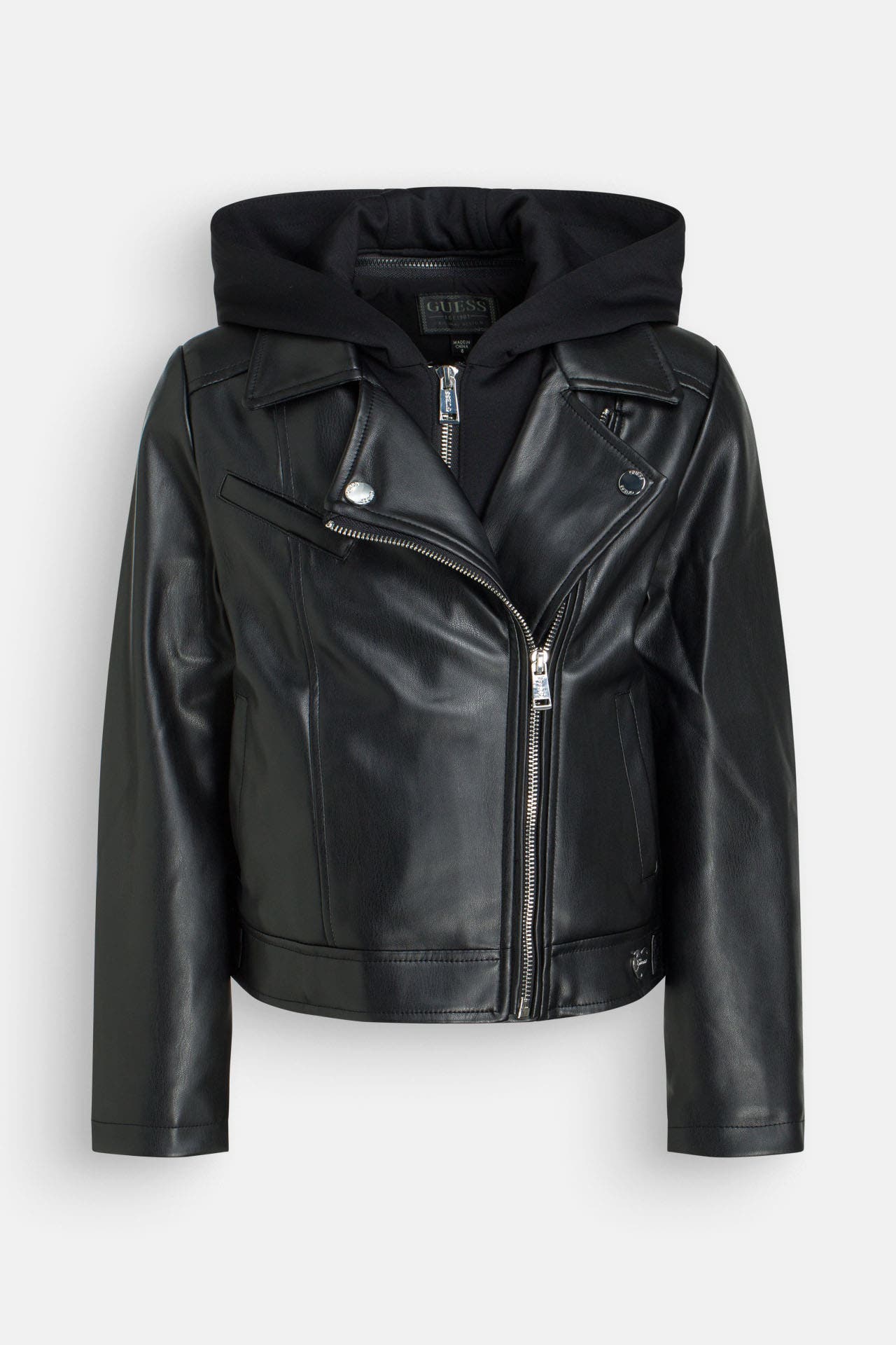 GUESS Kunstlederjacke schwarz, Bild 1