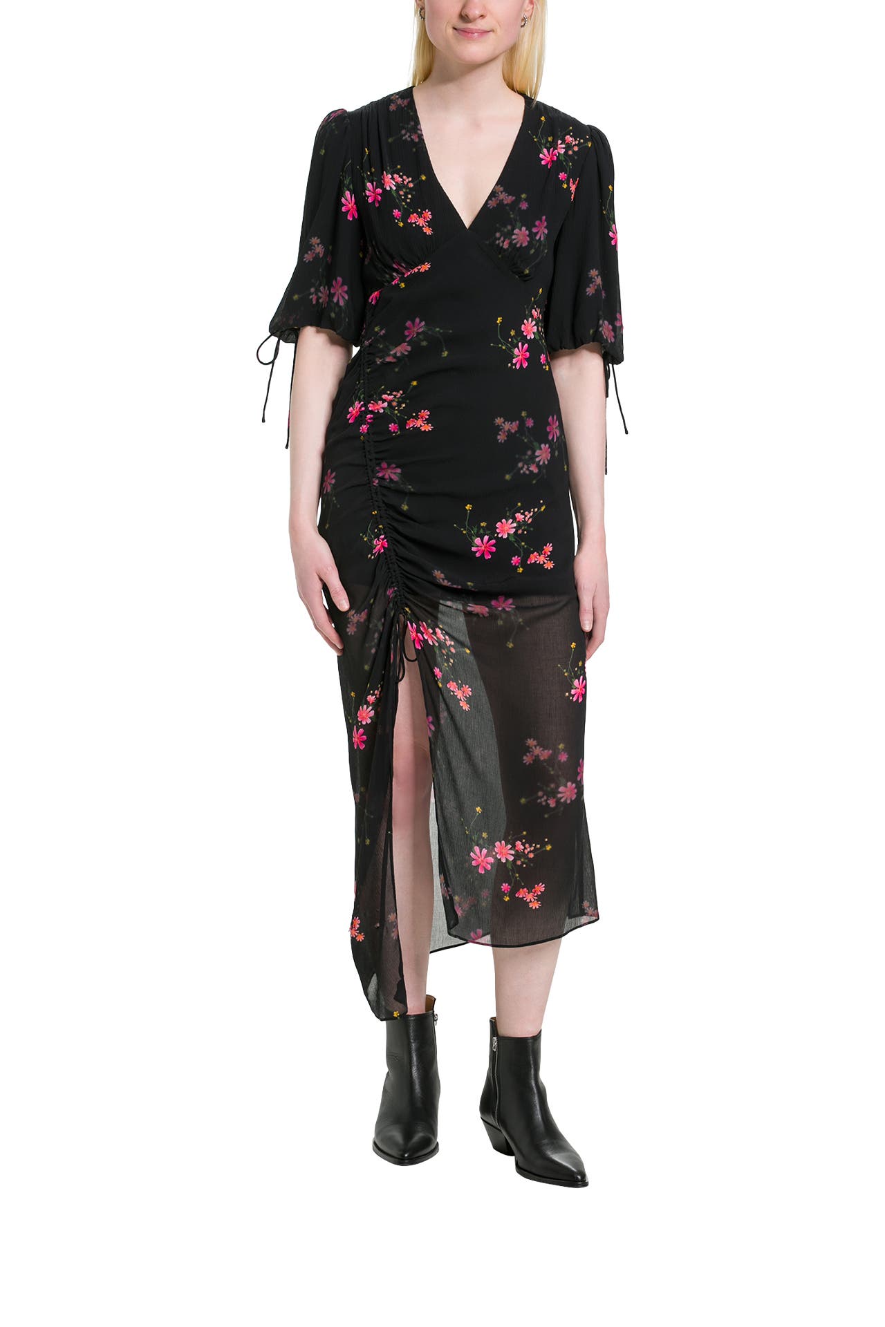 ALLSAINTS Kleid 'Safiya Solanio' floral gemustert, Bild 1