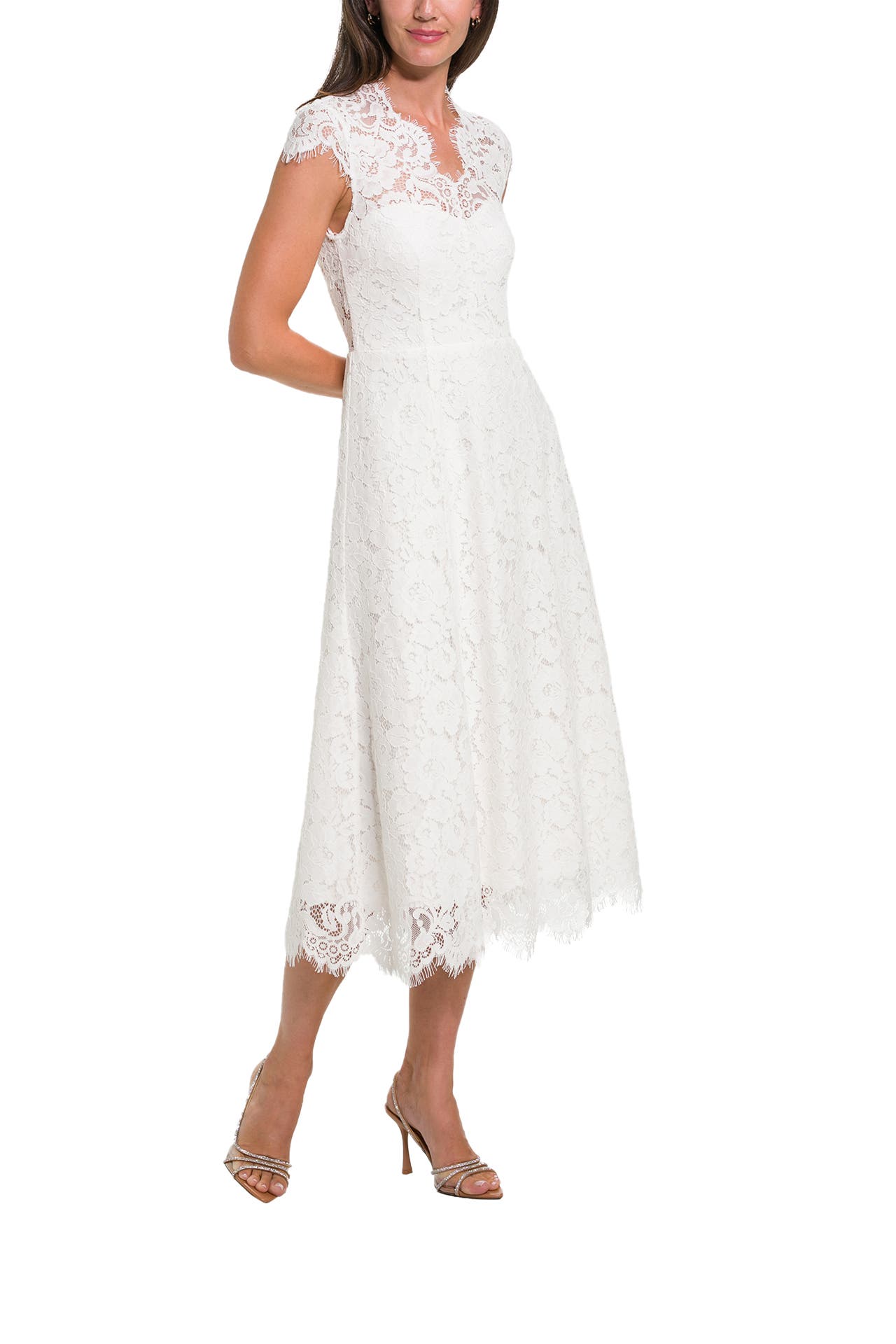 IVY OAK Spitzenkleid weiß, Bild 1
