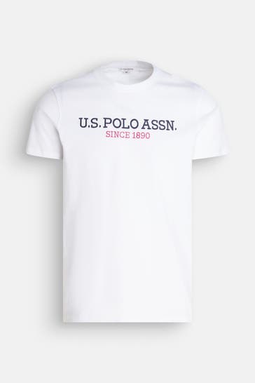 U.S. POLO ASSN. T-Shirt 'Cick' weiß