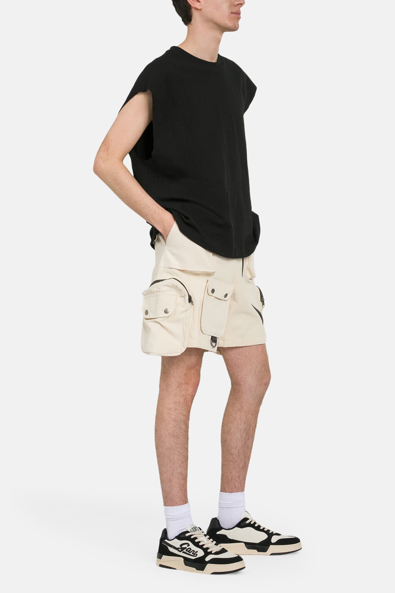 ATELIER DE ROUPA Cargo-Shorts creme, Bild 1