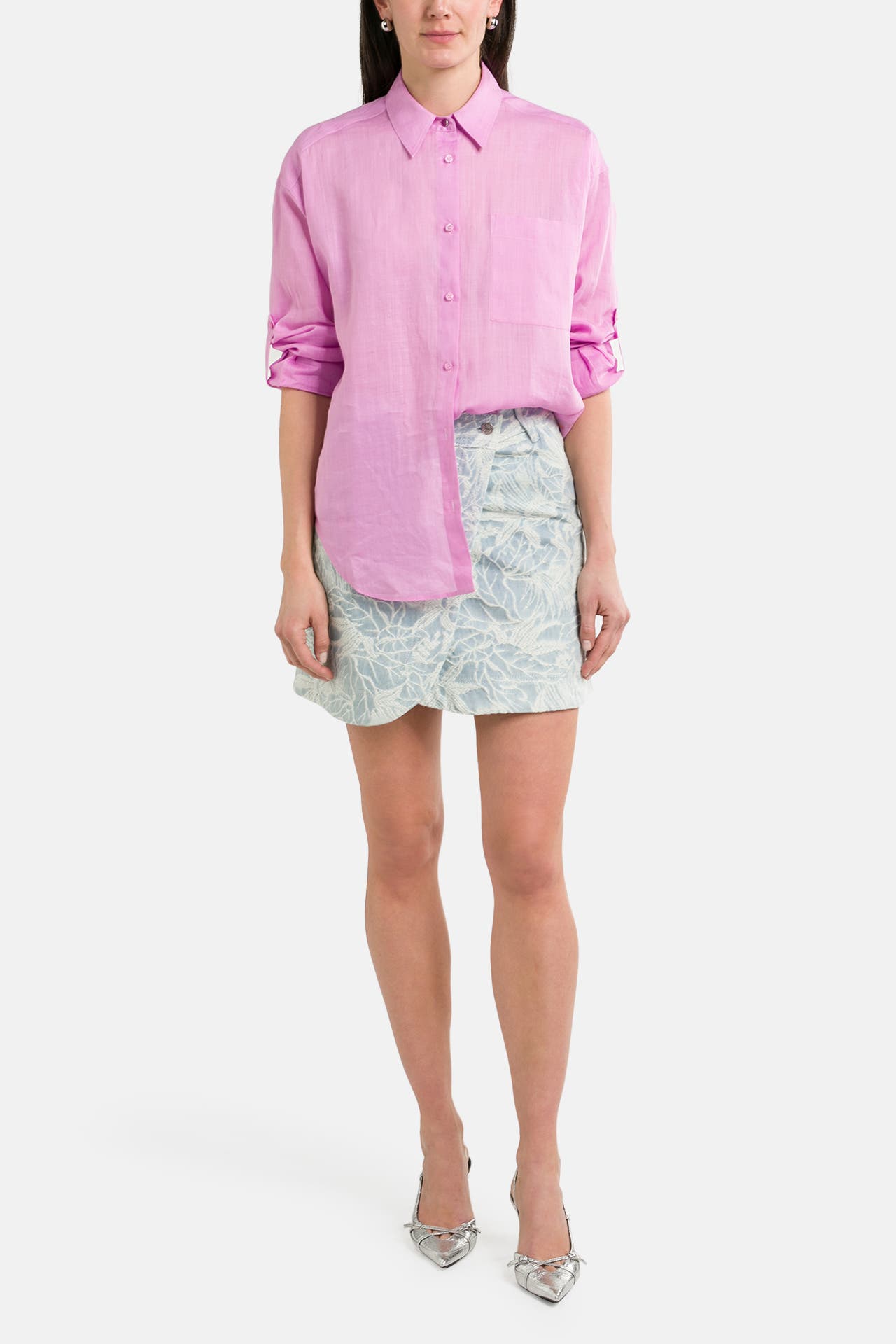 BOSS Casual-Bluse dunkelflieder, Bild 1