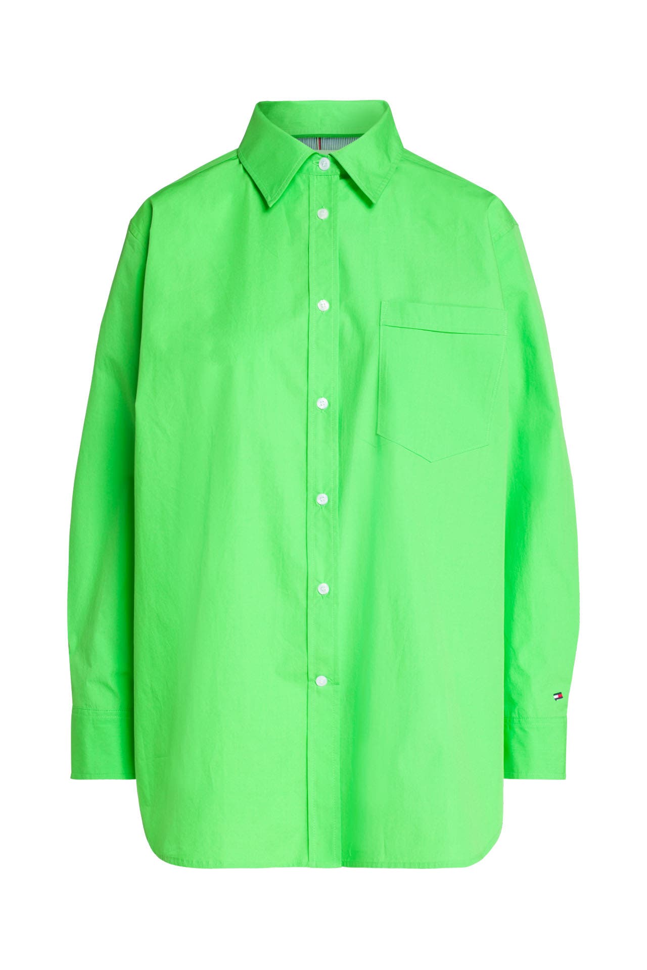 TOMMY HILFIGER Casual-Bluse grün » günstig online kaufen | Outletcity 