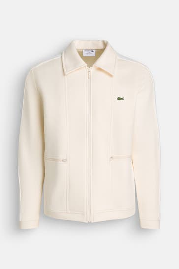 LACOSTE Sweatjacke creme