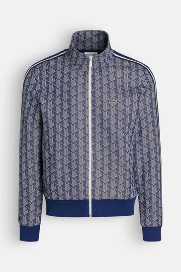 LACOSTE Sweatjacke gemustert