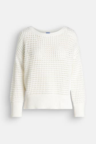 HUGO BLUE Strickpullover 'Sumeria' ecru