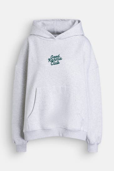 OH APRIL Hoodie hellgrau