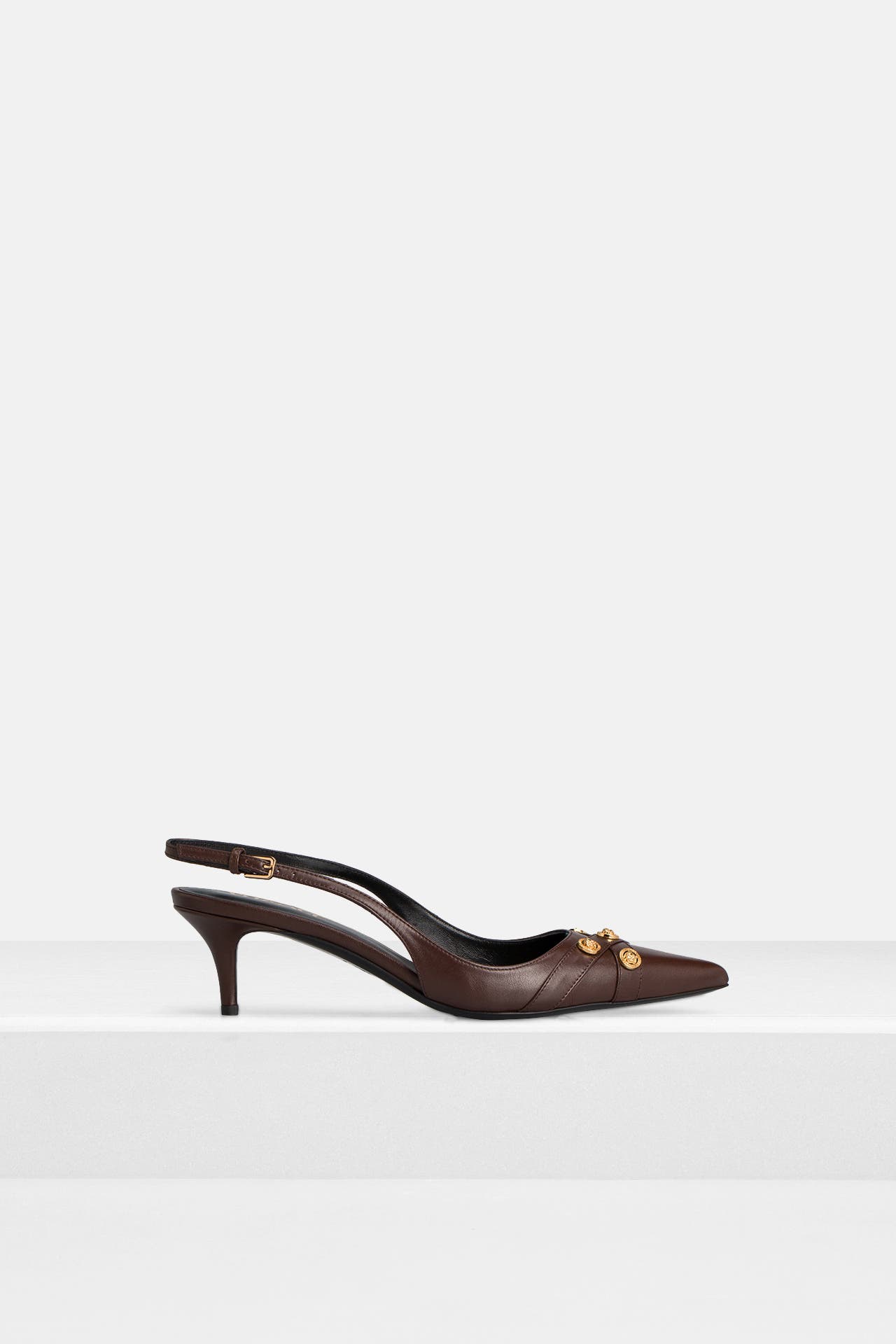 VERSACE Sling-Pumps bordeaux, Bild 1
