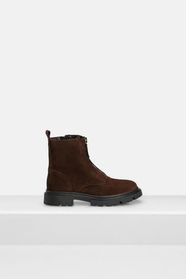 STEVE MADDEN Schnürstiefelette 'Rilana' dunkelbraun