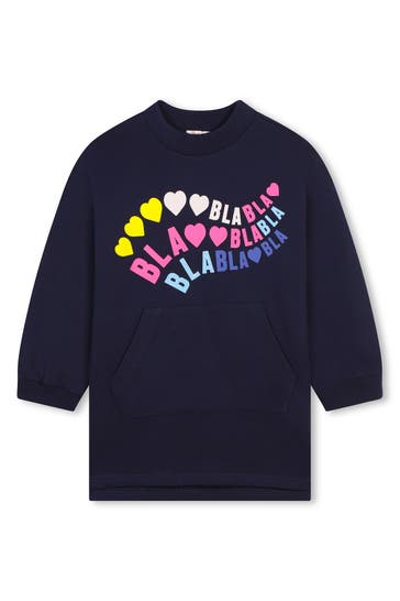 BILLIEBLUSH Sweatkleid dunkelblau