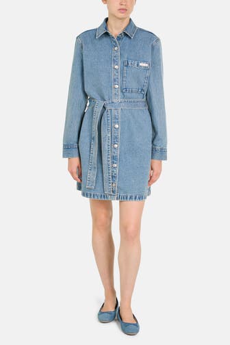 CALVIN KLEIN Minikleid hellblau