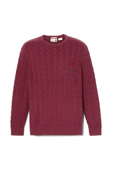 TIMBERLAND Strickpullover weinrot