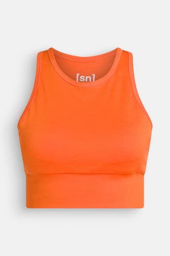 SUPER.NATURAL Sport-Bustier orange