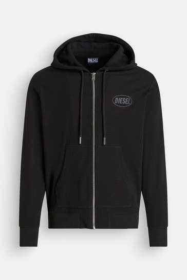 DIESEL Sweatjacke schwarz