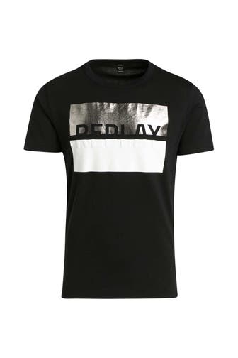 REPLAY T-Shirt schwarz