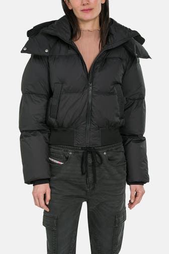 DIESEL Steppjacke 'W-Peyt' schwarz