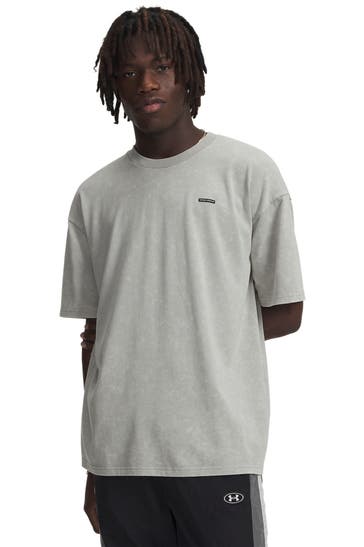 UNDER ARMOUR Green-grey batik T-Shirt