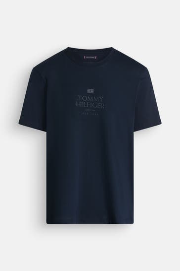 TOMMY HILFIGER T-Shirt navy