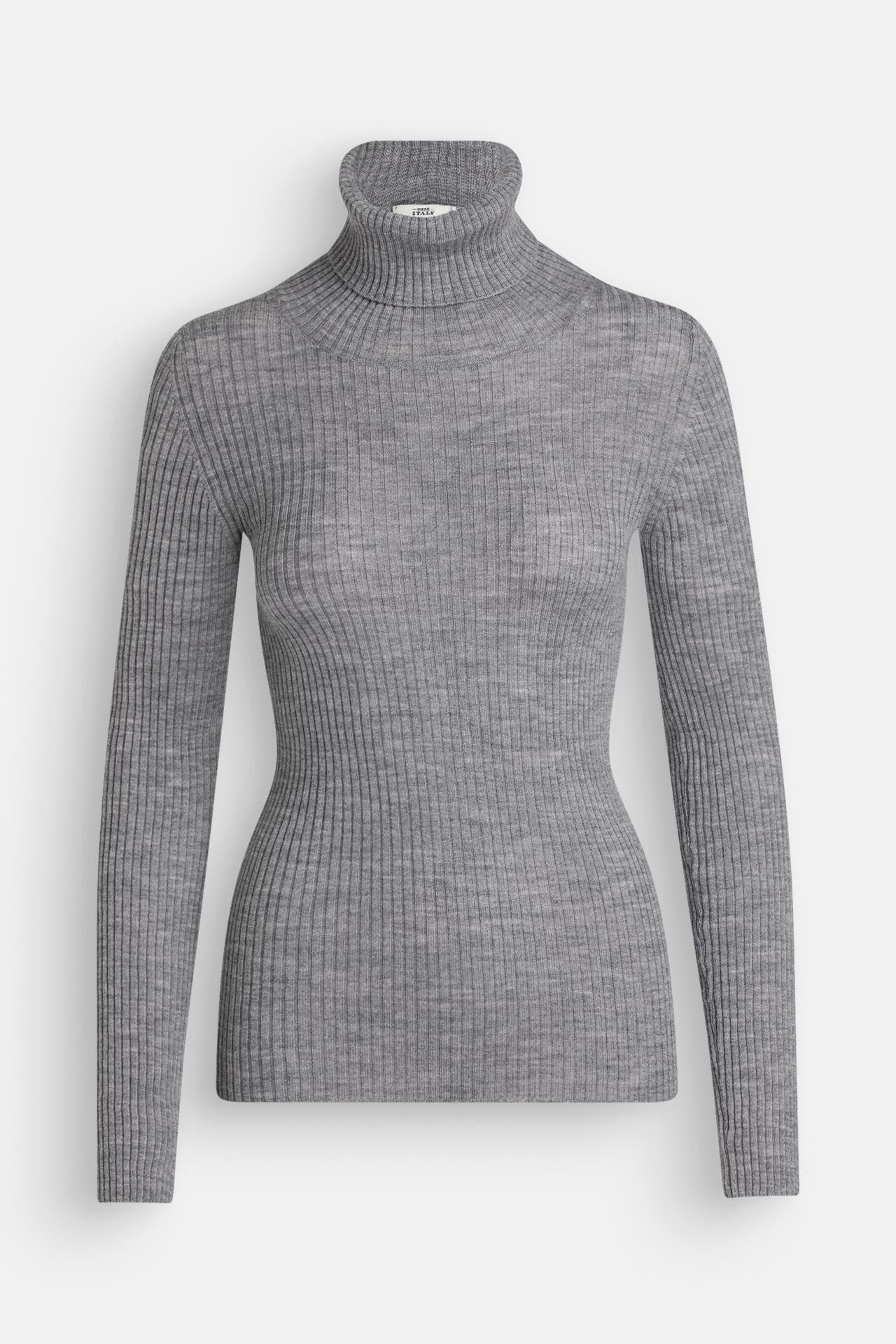 0039 ITALY Rollkragenpullover 'Whiley' grau, Bild 1