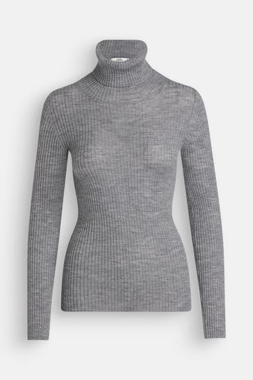 0039 ITALY Rollkragenpullover 'Whiley' grau