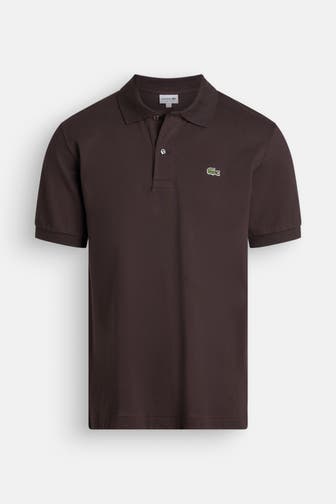 LACOSTE Polo-Shirt dunkelbraun