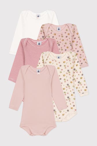 PETIT BATEAU 5er-Pack Bodys mehrfarbig