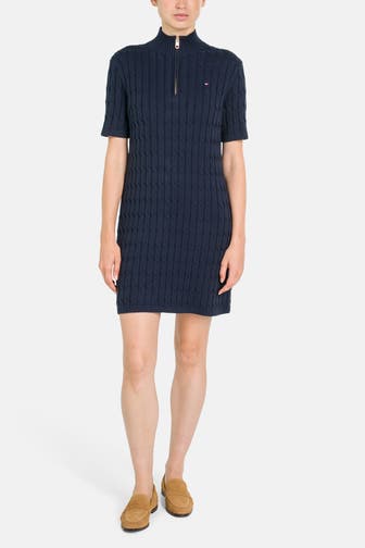 TOMMY HILFIGER Strick-Kleid navy