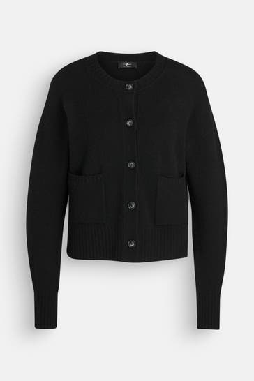 7 FOR ALL MANKIND Strickjacke schwarz