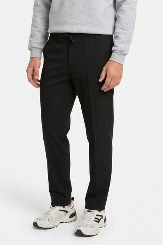 HUGO Stoffhose schwarz