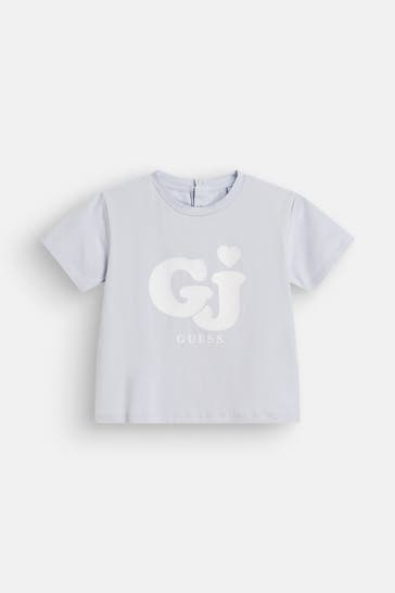 GUESS T-Shirt hellblau