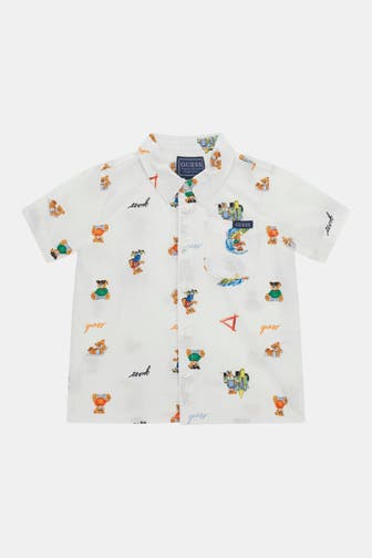 GUESS Kurzarmhemd gemustert