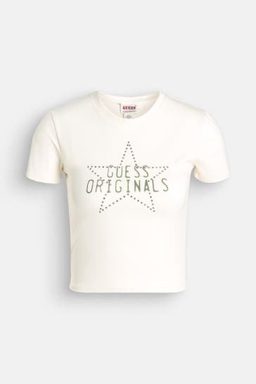 GUESS T-Shirt ecru