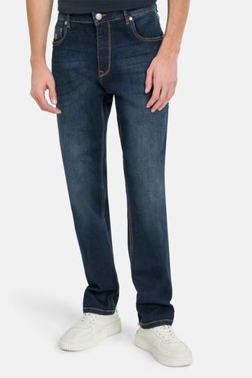 LA MARTINA Jeans dunkelblau straight